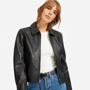 Everlane Black Leather Jacket